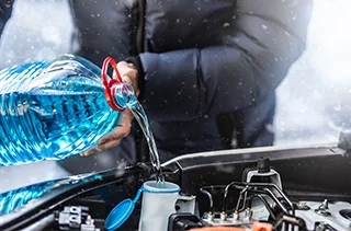 Lave glace hiver pour voiture