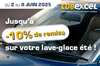 PROMO WEB -10% de remise sur le lave glace été - Juin 2025