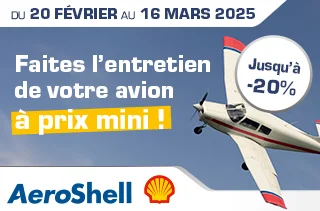 PROMO WEB AEROSHELL - Remise sur votre commande - Février 2025