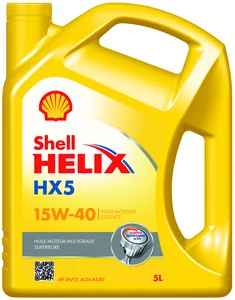 Huile moteur SHELL HELIX HX5 15W40 (SN A3/B3) - Image 1