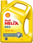 Huile moteur SHELL HELIX HX5 15W40 (SN A3/B3)
